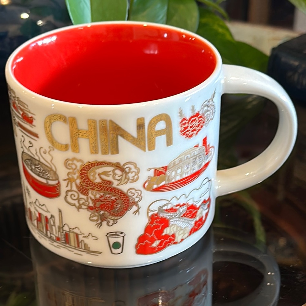 Rare Starbucks China Themed Mug Been there Series Globe Collection 2023